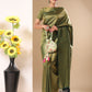 Masq Green & Red Embroidered Potli Clutch - Swadesiicart