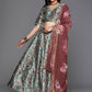 Ahalyaa women's wear Traditional wear lehenga choli - Green | Swadesiicart