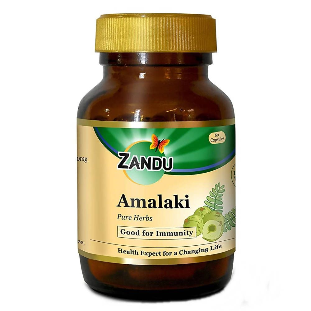 Zandu Amalaki Pure Herbs Capsules | Swadesiicart