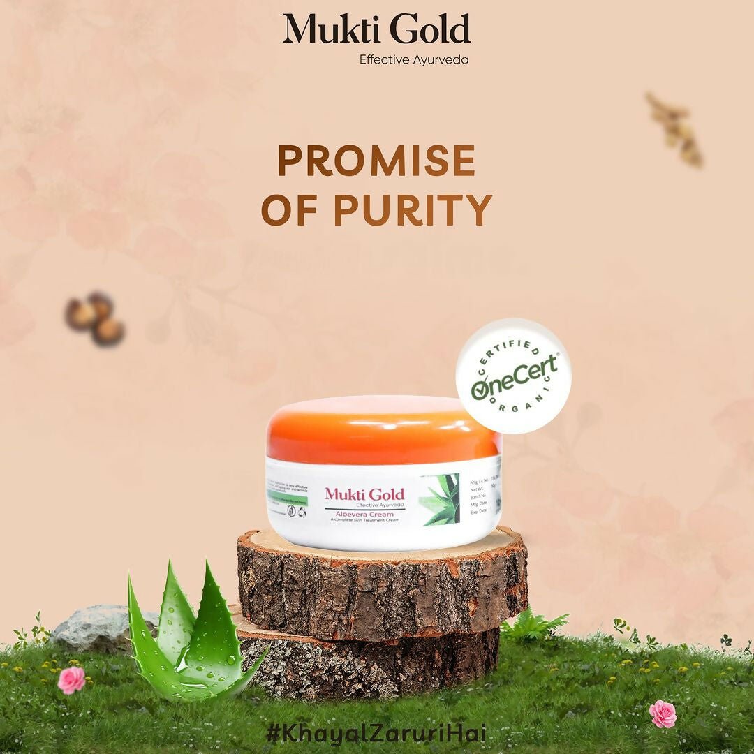 Axiom Mukti Gold Aloevera Cream - Swadesiicart