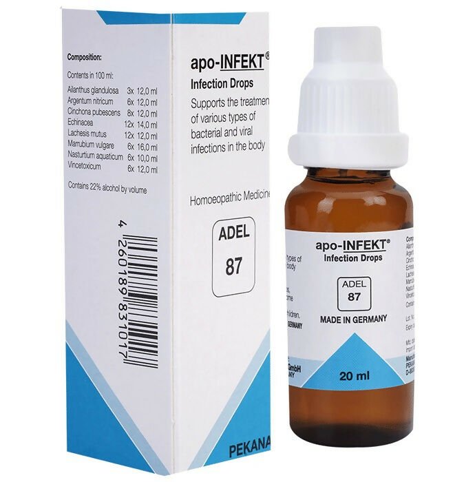Adel Homeopathy 87 Apo-Infekt Drop - Swadesiicart