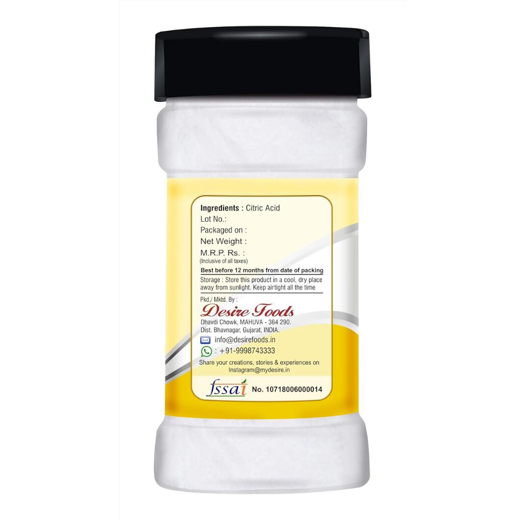 Desire Citric Acid Crystals | Swadesiicart
