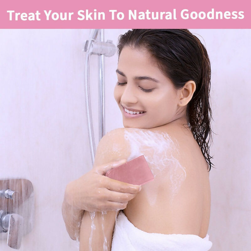 Nykaa Naturals Rose & Geranium Balancing Bathing Soap - Swadesiicart