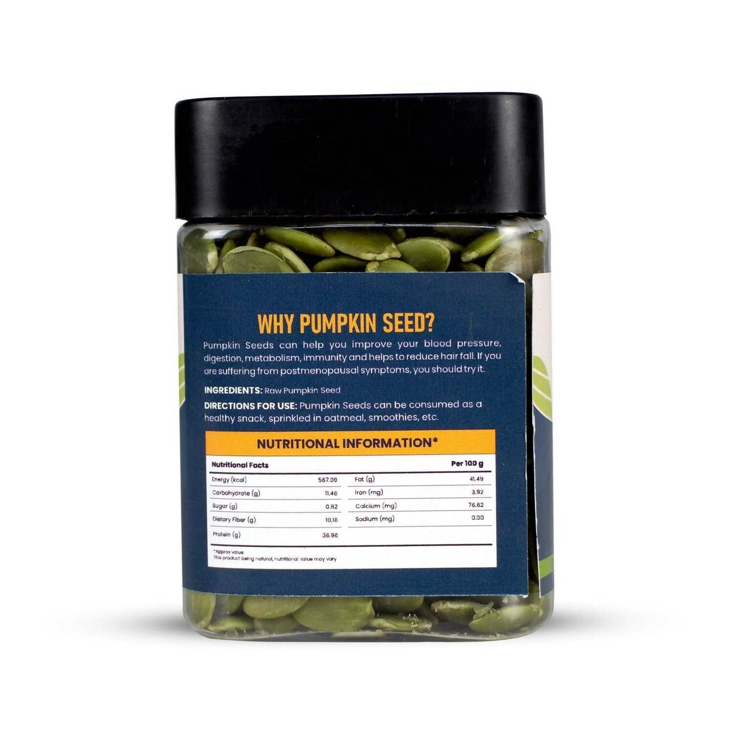 Upaveda Raw Pumpkin Seeds | Swadesiicart