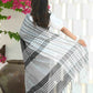 Beatitude Black Cotton Tanchori Handloom Saree