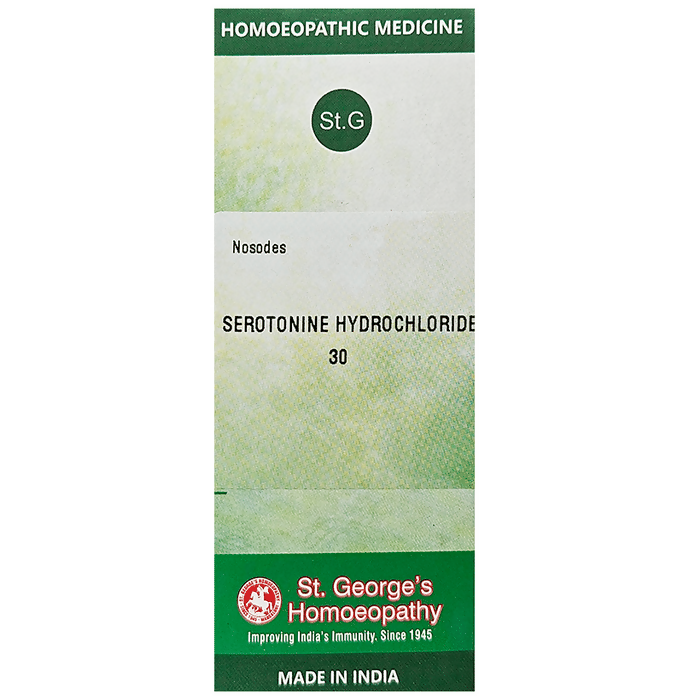 St. George's Homeopathy Serotonin Hydrochloride Dilution - Swadesiicart