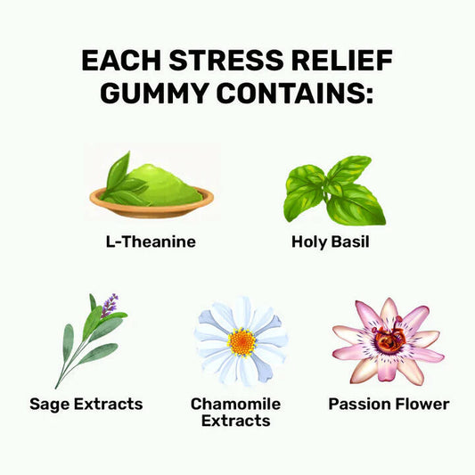 What’s Up Wellness Stress Relief Gummies - Swadesiicart
