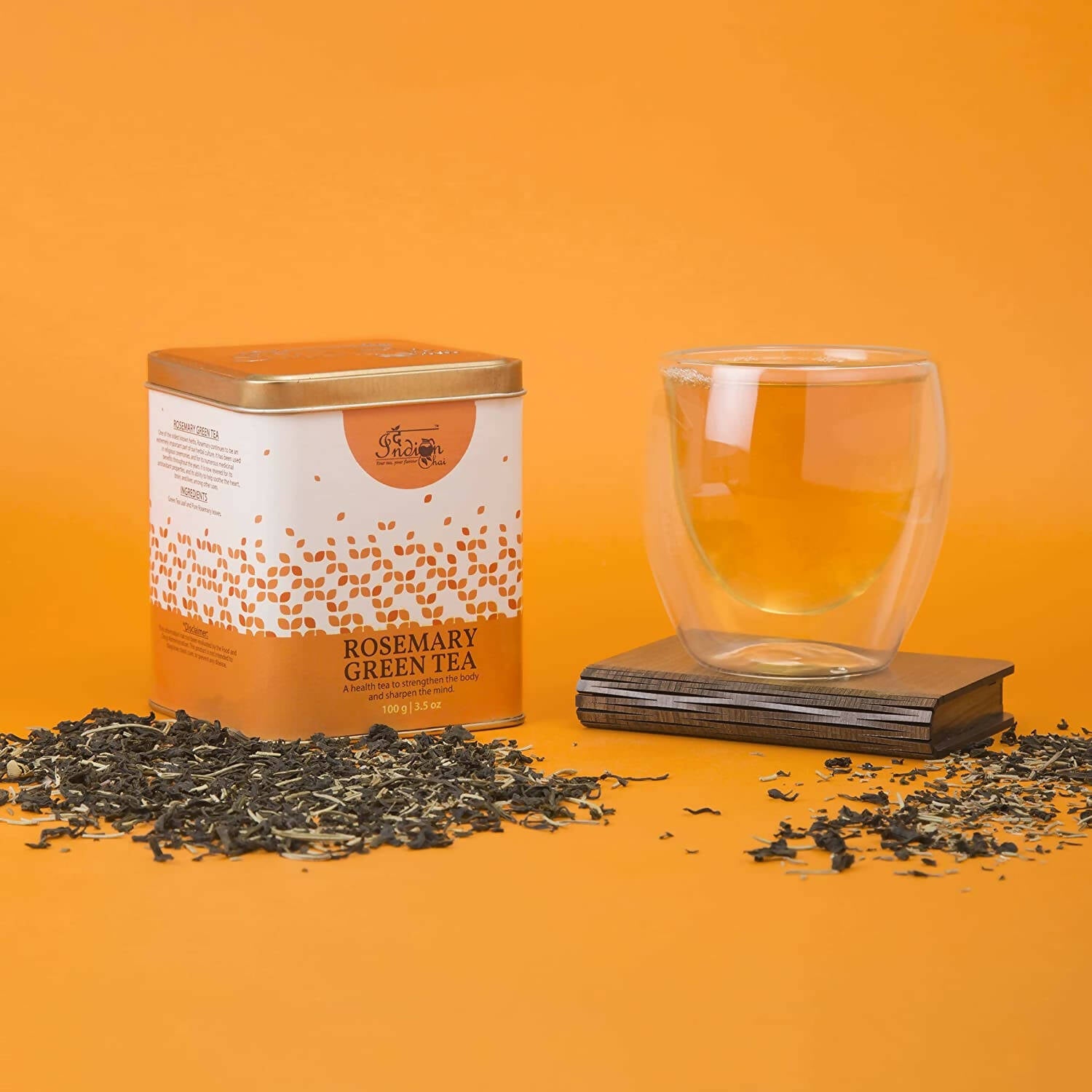 The Indian Chai - Rosemary Green Tea | Swadesiicart