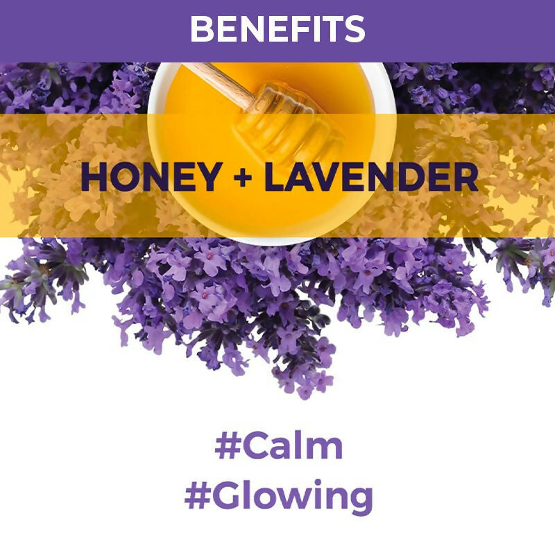 Nykaa Naturals Skin Secrets Exotic Indulgence Honey + Lavender Sheet Mask For Calm & Glowing Skin - Swadesiicart