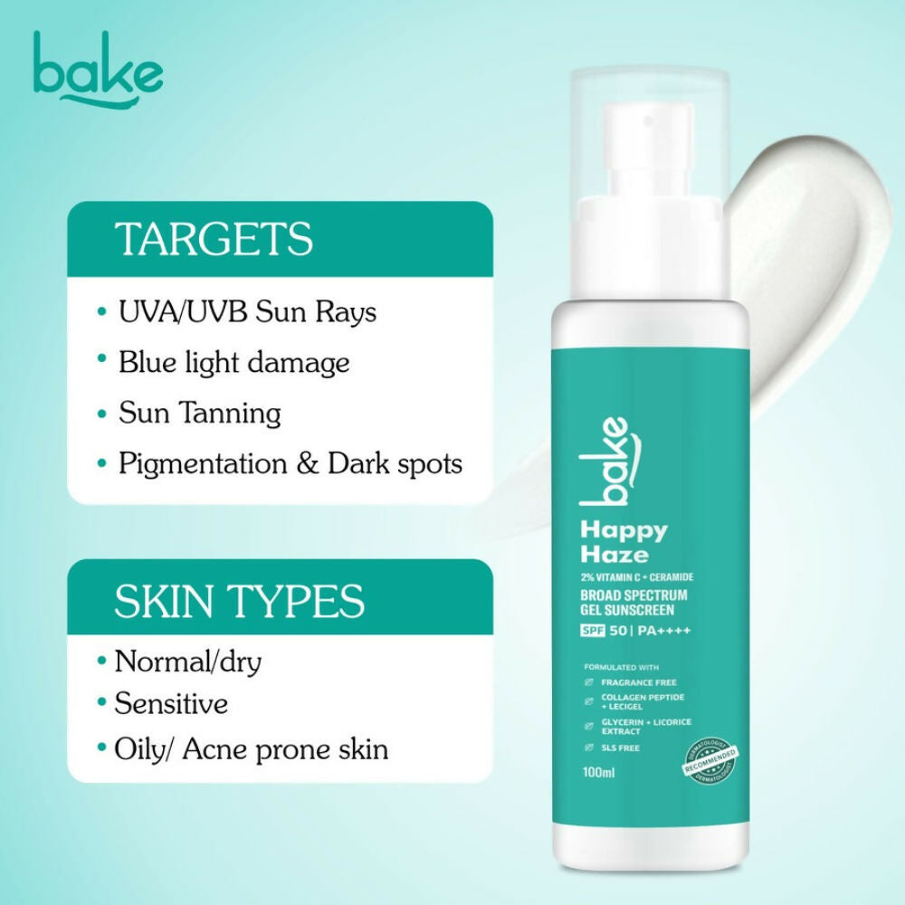 Bake Happy Haze 100% Mineral Sunscreen SPF 50 PA++++ | Swadesiicart