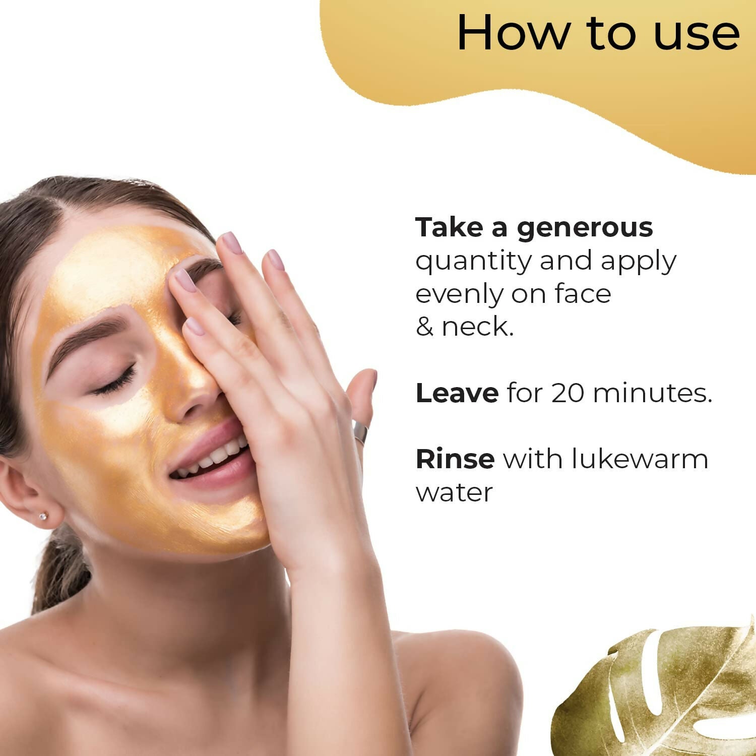 Pilgrim 24K Gold Facial Mask (Mini) For Glowing Skin And Restoring Skin Radiance - Swadesiicart