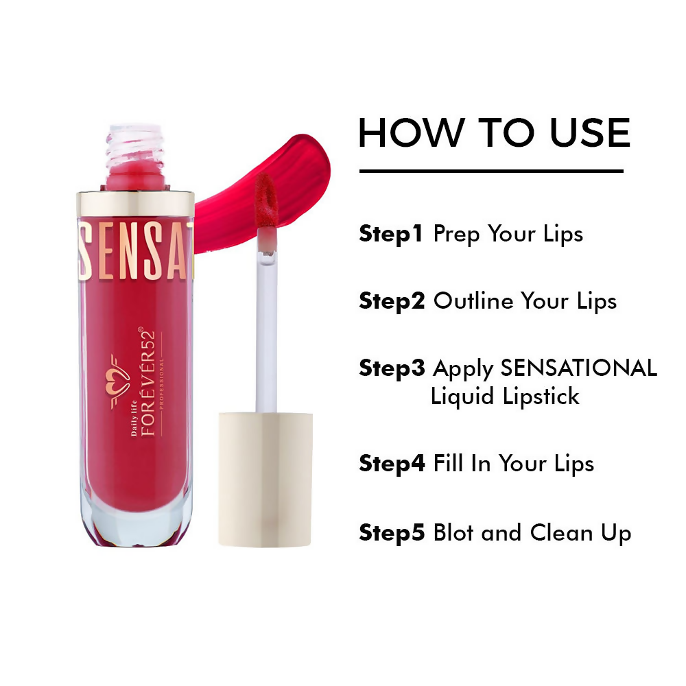 Daily Life Forever52 Sensational Lip Liquid Lipstick - SSL005 | Swadesiicart