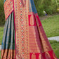 Shree Shyam Fashion Blue Banarasi Silk Saree