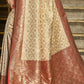 Astita Rajvastra Maroon Banarasi Silk Saree | Swadesiicart