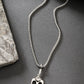 NVR Men's Silver-Plated Stainless Steel Geometric Charm Pendant With Chain | Swadesiicart