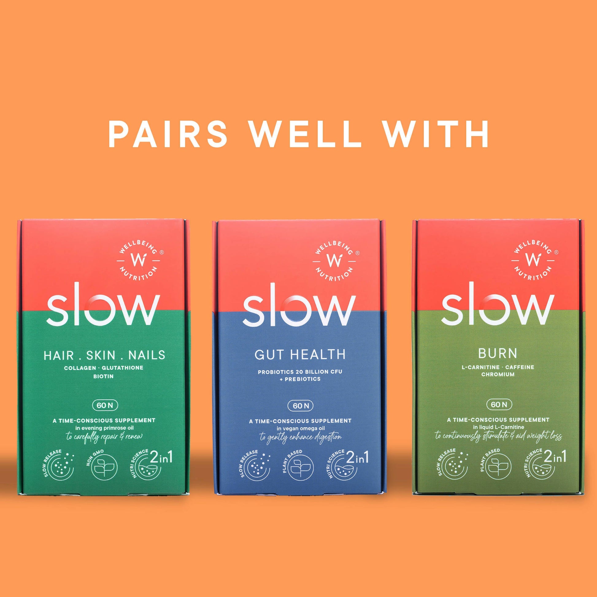 Wellbeing Nutrition Slow Multi + Omega for Her Capsules - Swadesiicart