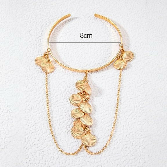 Joban Fashion Golden Alloy Fashion Gold Plated Stylish Kada Bajuband | Swadesiicart