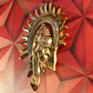 KridayKraft Metal Ganesha ji Statue, Ganpati Wall Hanging Sculpture Lord Ganesh Idol - Swadesiicart