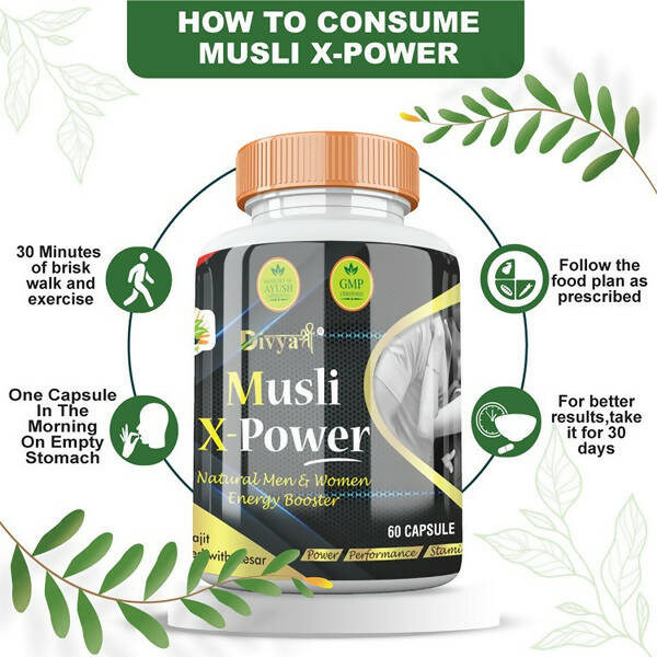 Divya Shree Musli X- Power Capsules | Swadesiicart