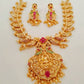 Multicolor AD Ruby Temple Bridal Jewelry