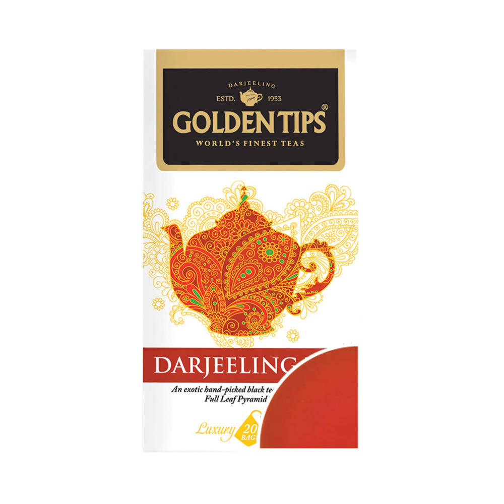 Golden Tips Full Leaf Pyramid - Tea Bags - Swadesiicart