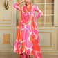 Pomcha Jaipur Pink Saadgi Rangeen Anarkali Set | Swadesiicart