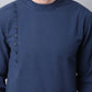 Even Apparels Navy Pure Cotton Men's Kurta With Side Placket | Swadesiicart