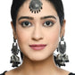 Mominos Fashion Johar Kamal Jhumkas With Maang Tikka Earrings - Swadesiicart