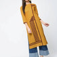 Aniyah Cotton Straight Mustard Color Kurta With Patchwork (AN-105K) - Swadesiicart