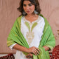 Ethnic Festive Wear Viscose blend Off White Stitched Suit With Dupatta - Tanisha | Swadesiicart