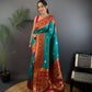 Joban Fashion Red Butti Banarasi Silk Sarees | Swadesiicart