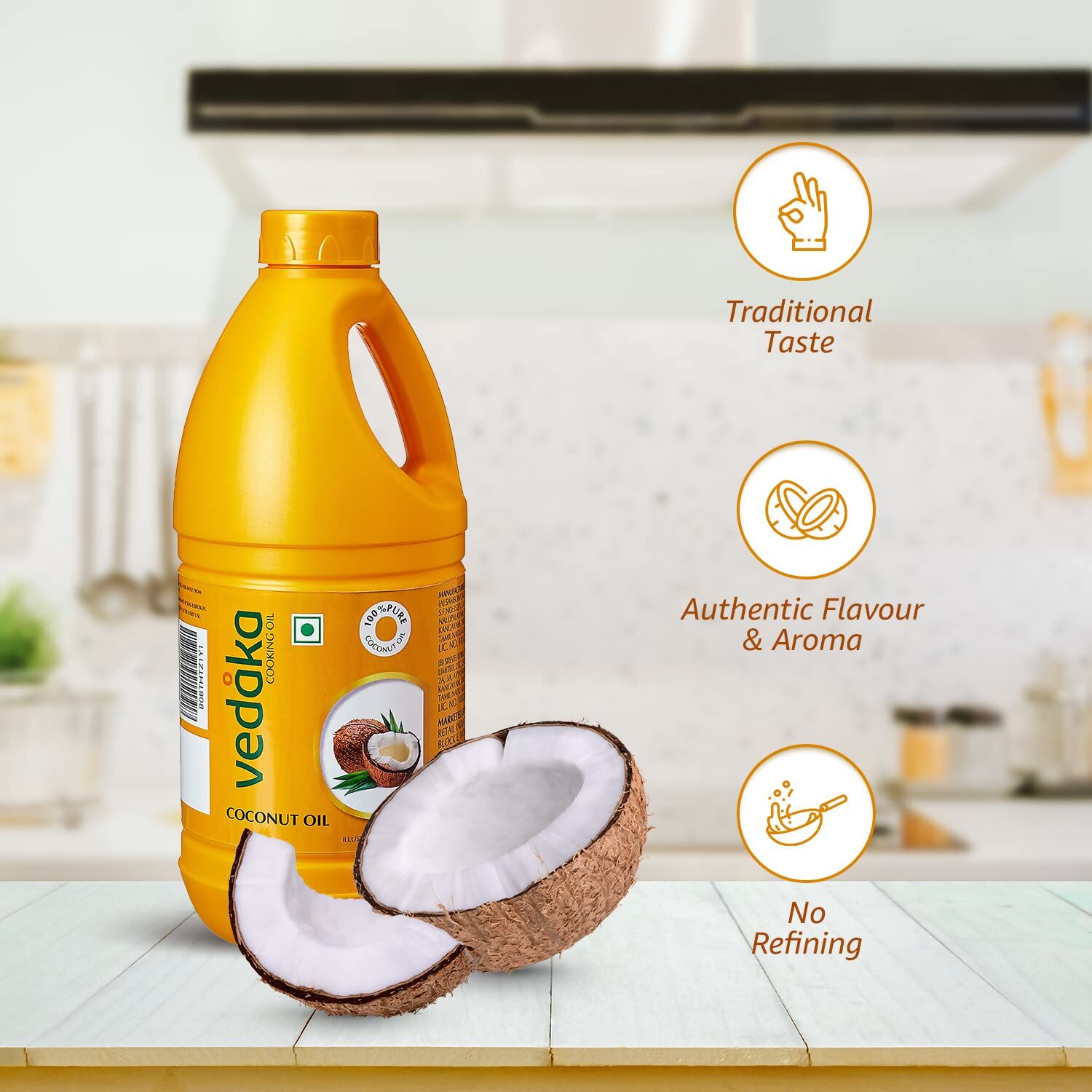 Vedaka Pure Coconut Oil | Swadesiicart