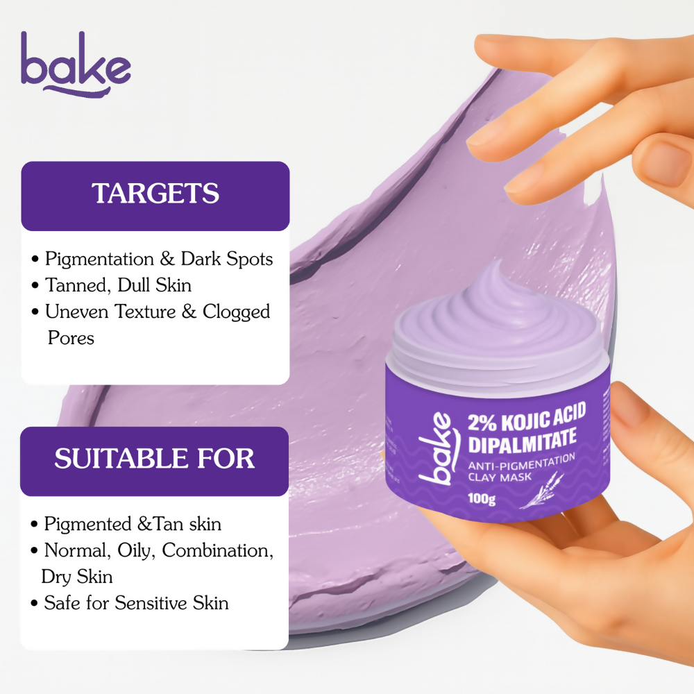 Bake Kojic Acid Anti-Pigmentation Clay Mask | Swadesiicart