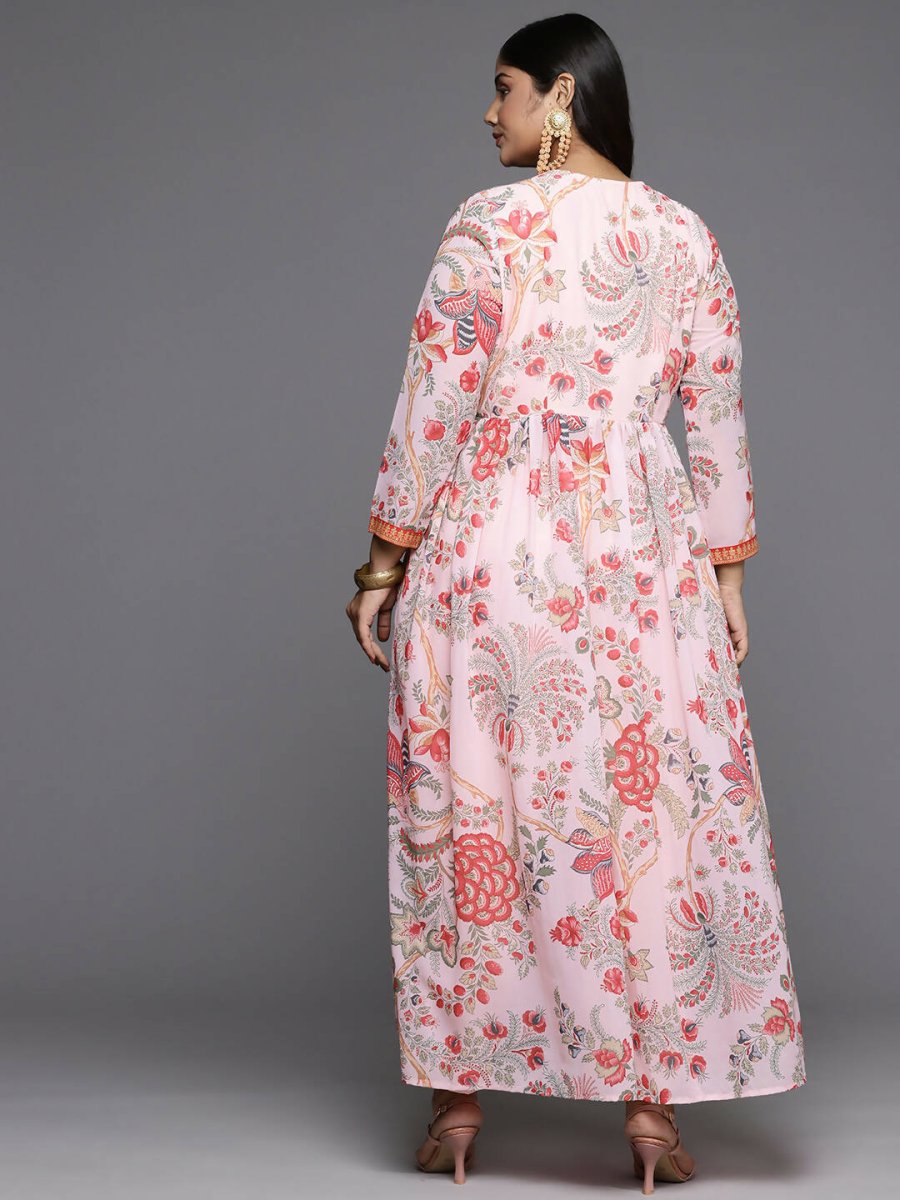 Ahalyaa Women's Traditional wear Kurta Set - Pink | Swadesiicart