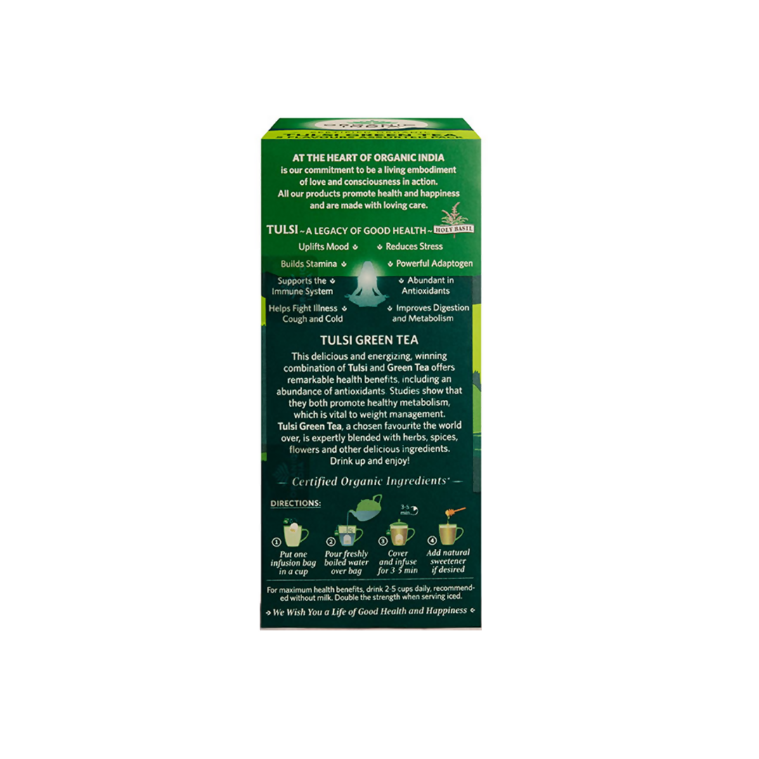 Organic India Tulsi Green Tea Favourites | Certified Organic Herbal Tea Variety Pack - Swadesiicart