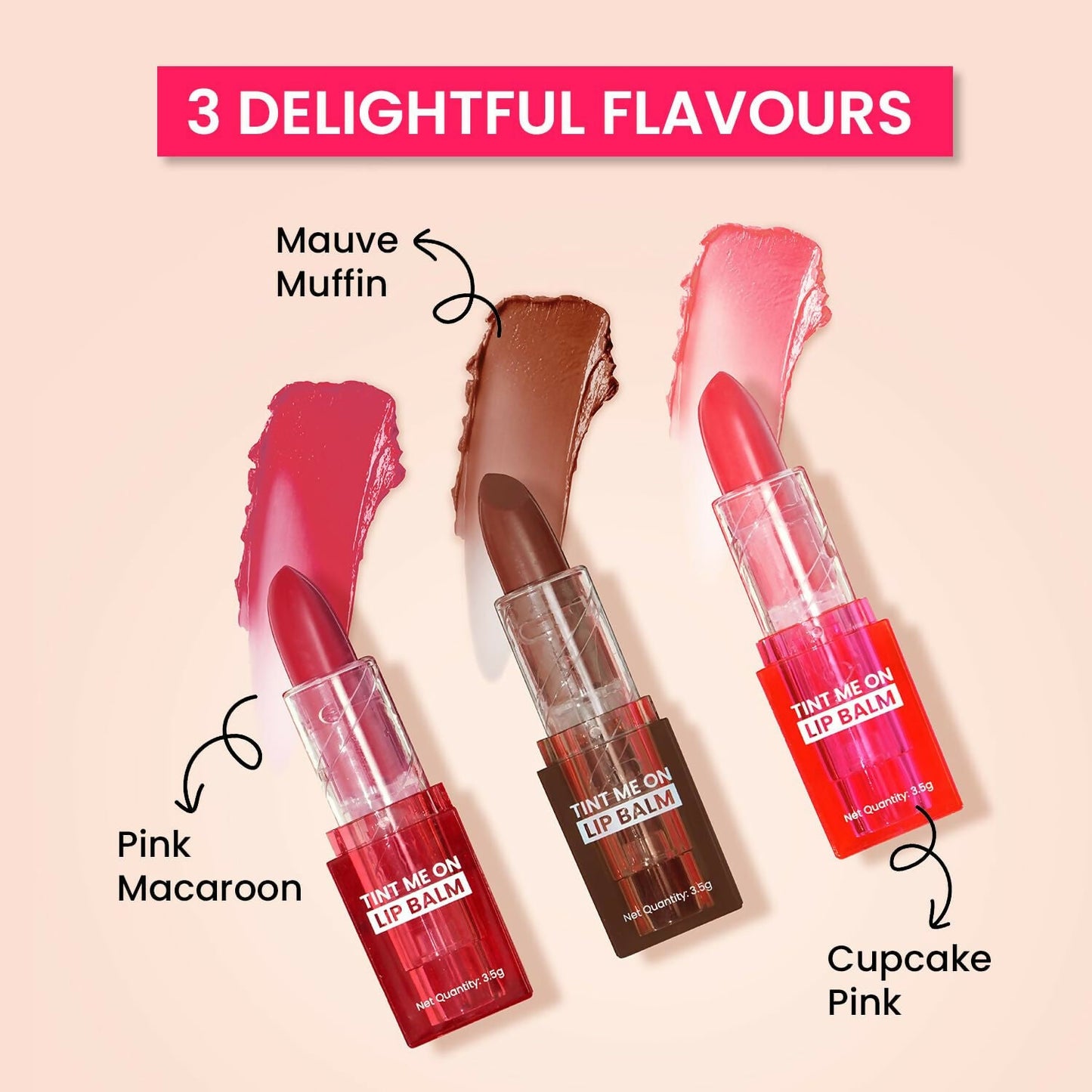 Swiss Beauty Tint Me On Lip Balm - Pink Macaroon | Swadesiicart
