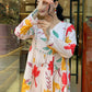 The52 Peach Women's Gorgeous Cotton Fabric Printed Work Straight Kurta Pant and Dupatta Set - Swadesiicart