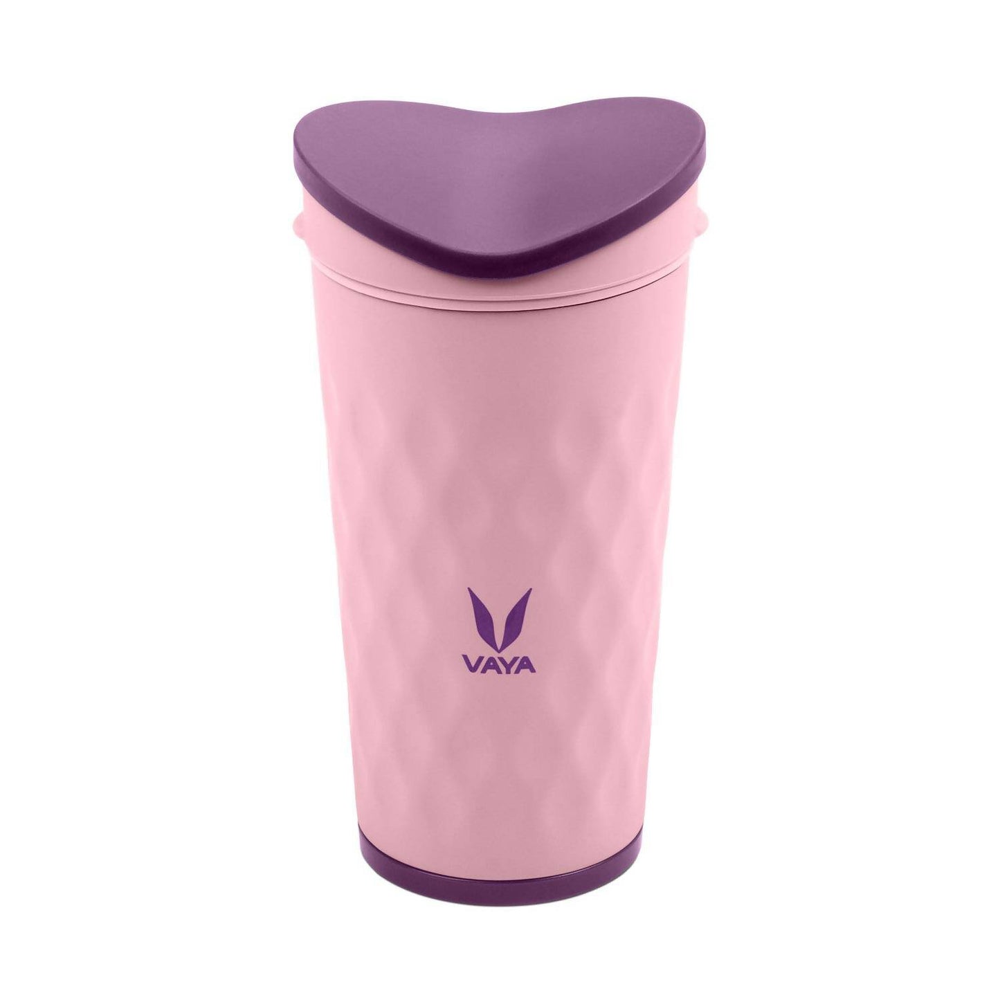 Vaya Drynk Kid'S Stainless Steel Tumbler With Spill-Proof Pediasafe Lid - 350ml (Pink) | Swadesiicart