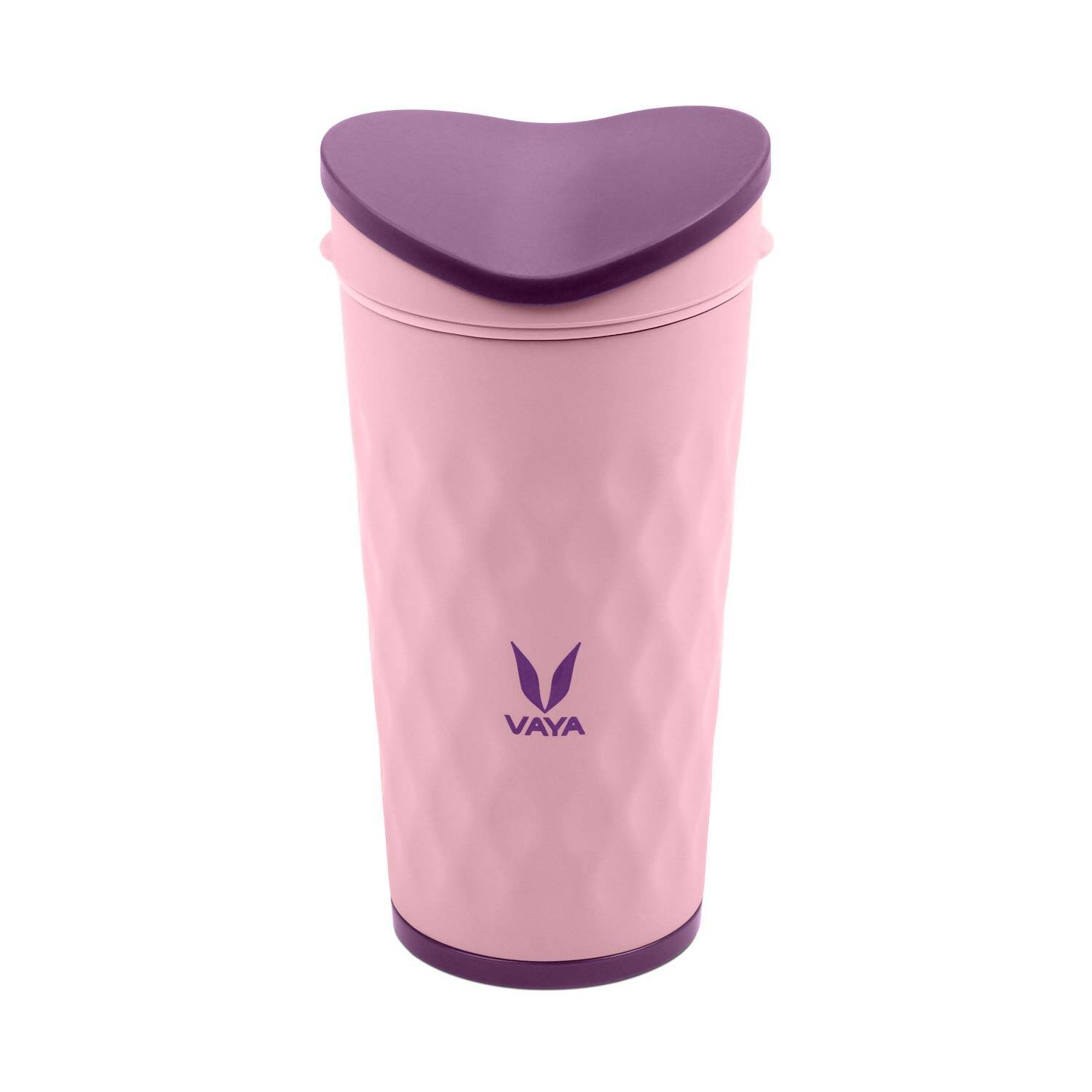 Vaya Drynk Kid'S Stainless Steel Tumbler With Spill-Proof Pediasafe Lid - 350ml (Pink) | Swadesiicart