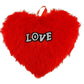 Anupam Enterprises Plush Heart Shaped Soft Stuffed Love Throw Cushion Pillows Red Color