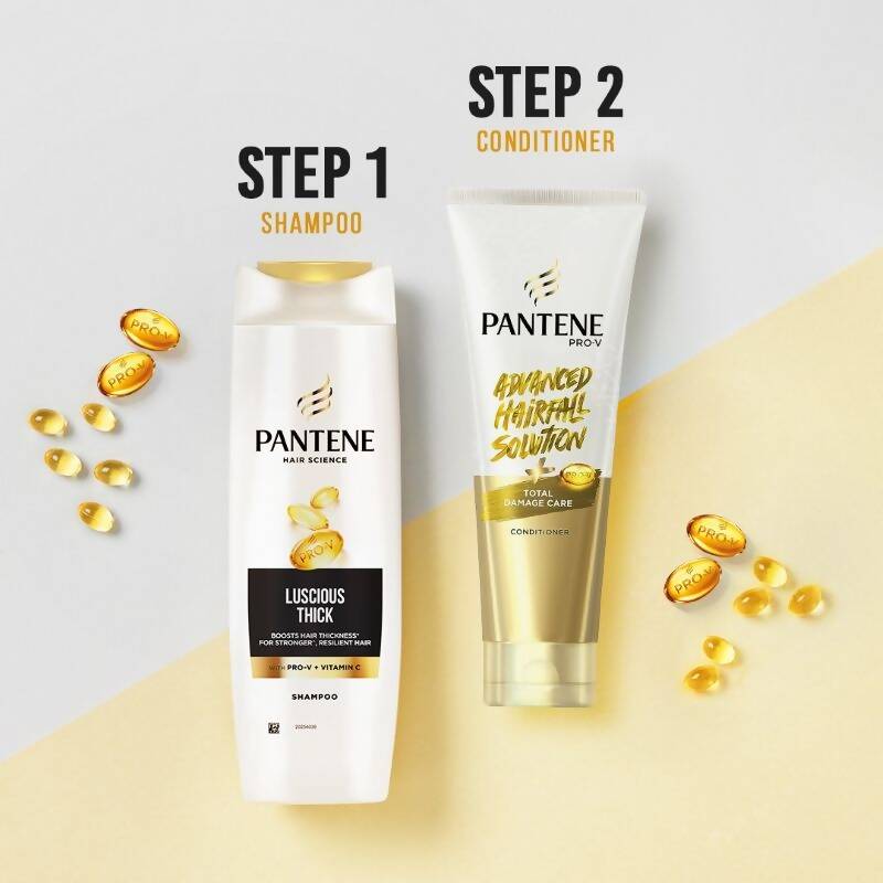 Pantene Hair Science Luscious Thick Shampoo - Swadesiicart