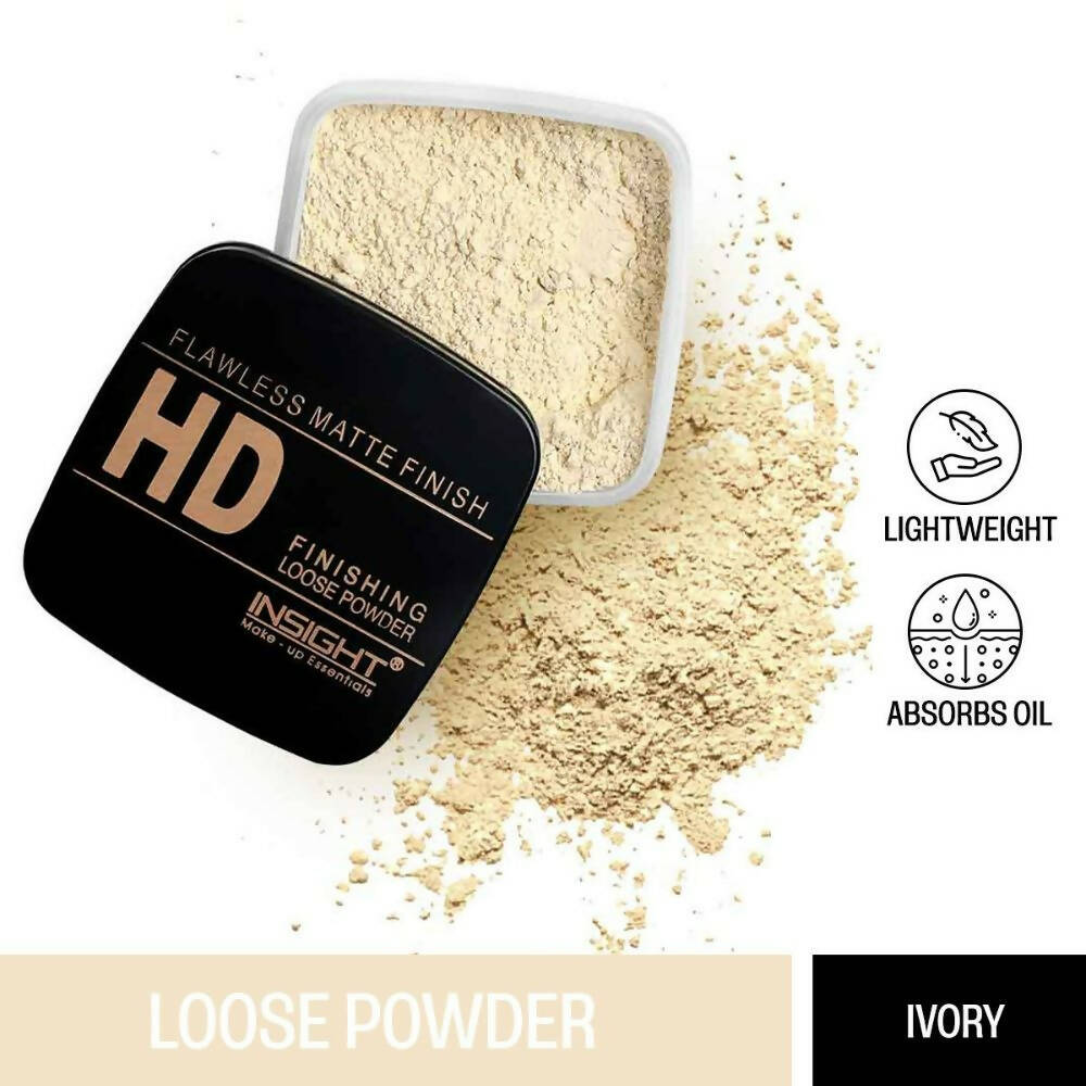 Insight Cosmetics HD Finishing Loose Powder - Ivory - Swadesiicart