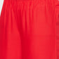 Aniyah Rayon Flared Slip-On Red Palazzo