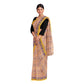 Exclusive Collection 100% Pure Cotton Light Biege Tant Saree With Hand Weaving Work - Swadesiicart