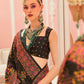 Monjolika Fashion Black Banarasi Silk Traditional Saree with Meenakari and Weaving Work | Swadesiicart
