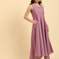Yufta Purple Silk Sleeveless Kurta With Pant Banarasi Dupatta Set | Swadesiicart