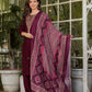 The52 Women's Gorgeous Rayon Slub Embroidery Straight Kurta with Pant And Dupatta Set - Swadesiicart