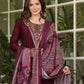 The52 Women's Gorgeous Rayon Slub Embroidery Straight Kurta with Pant And Dupatta Set - Swadesiicart
