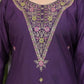 The52 Women's Gorgeous Rayon Slub Embroidery Straight Kurta with Pant And Dupatta Set - Swadesiicart
