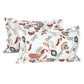 Story@home White & Yellow Ethnic Motifs Cotton 186 TC Queen Bedsheet With 2 Pillow Covers - Swadesiicart